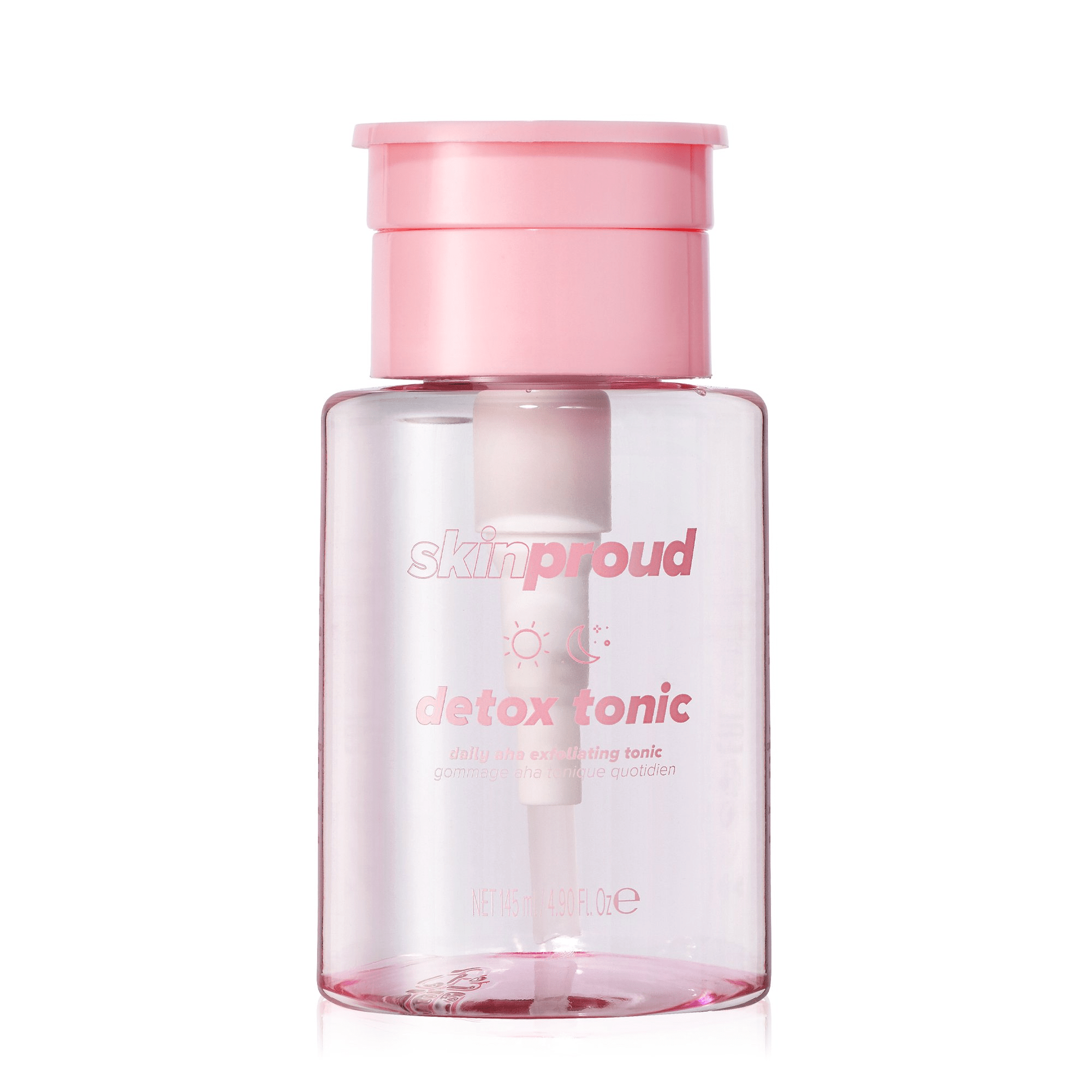 Skin Proud + Detox Tonic, Daily Exfoliating Tonic with 5 lactic acid