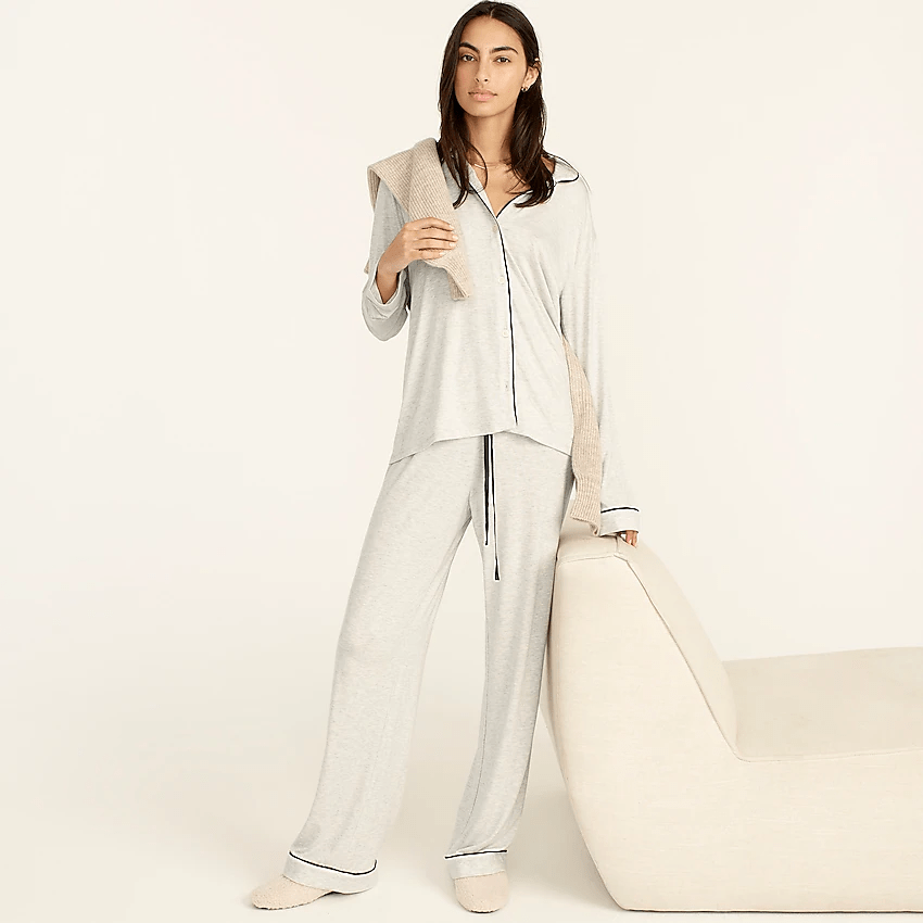 J. Crew + Eco dreamiest longsleeve pajama set