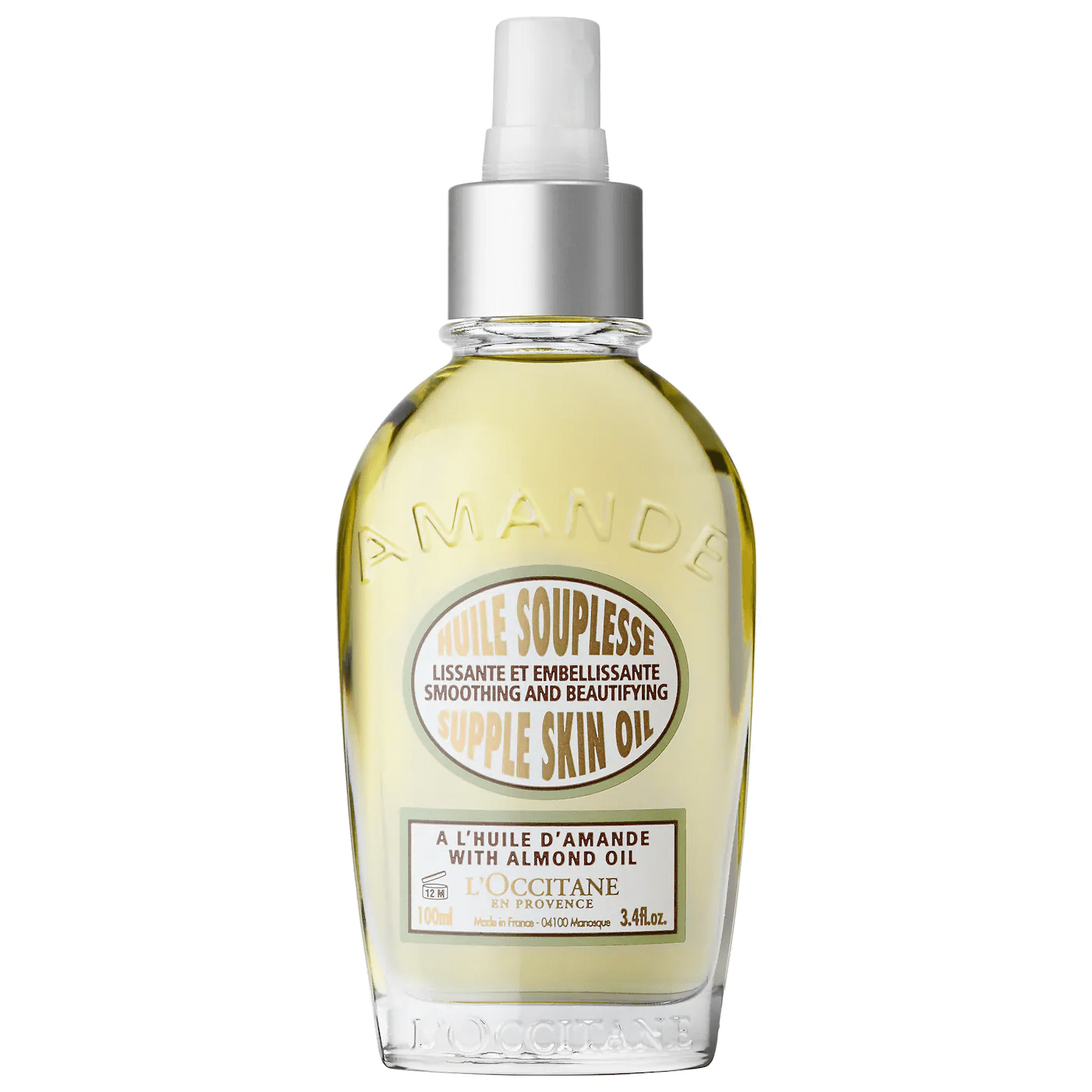 L’Occitane + Almond Smoothing and Beautifying Supple Skin Oil