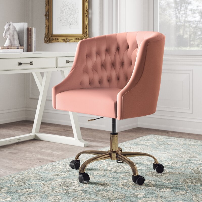 Kelly Clarkson Home + Louise Velvet Task Chair