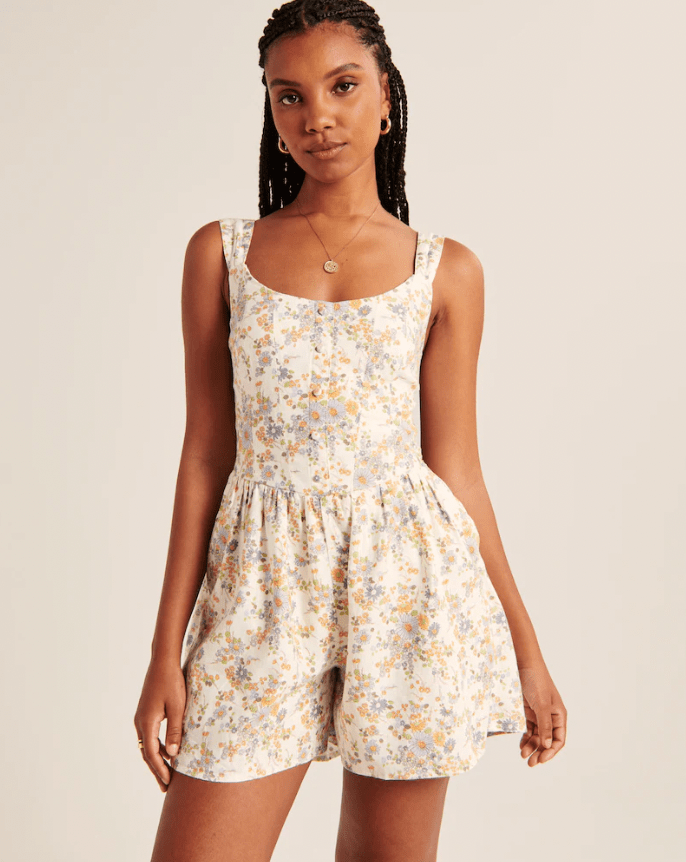Abercrombie & Fitch + Flirty Corset Romper