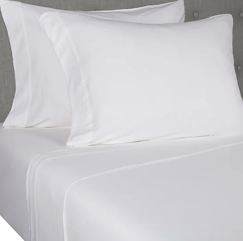 Simply Essential + Jersey Sheet Set in White