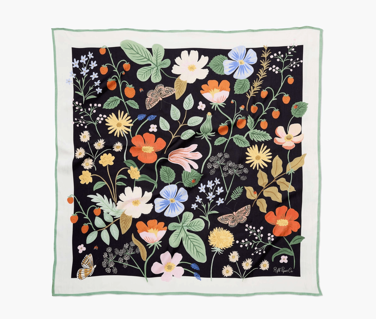 Rifle Paper Co. + Strawberry Fields Silk Scarf