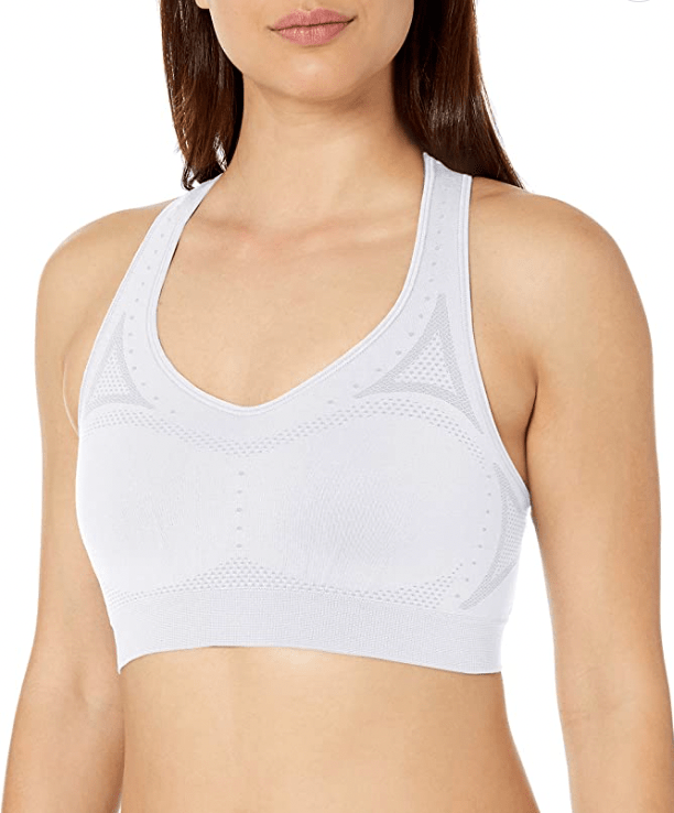 Hanes + Seamless Racerback Sports Bra