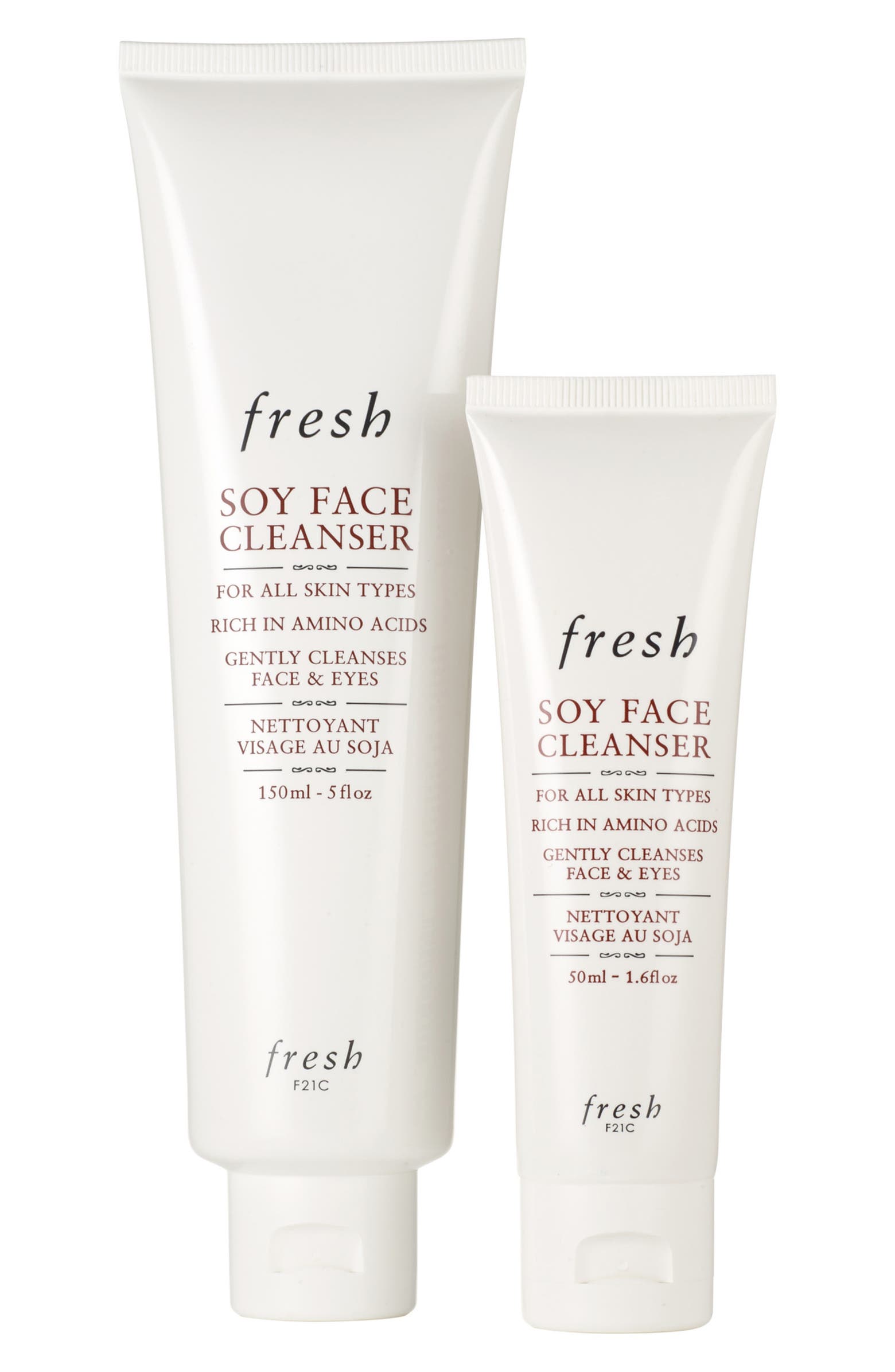 Fresh + Soy Cleanser Duo Set (53 Value)
