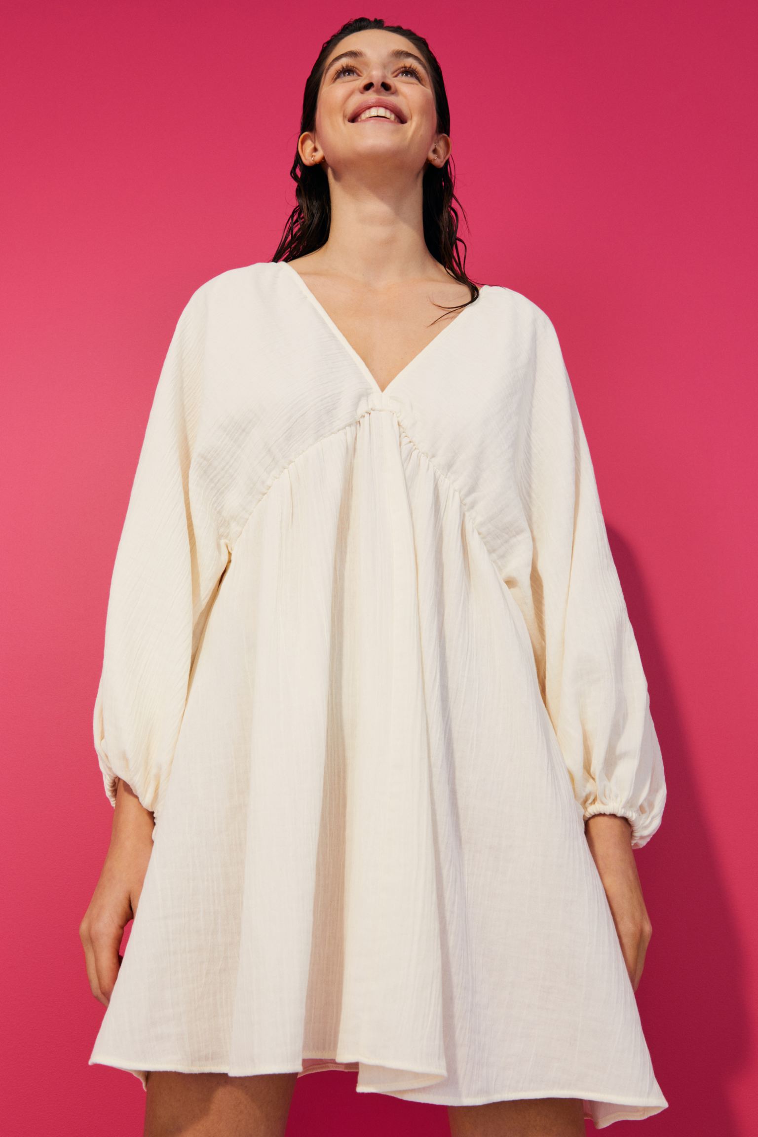 H&M + BalloonSleeved Dress