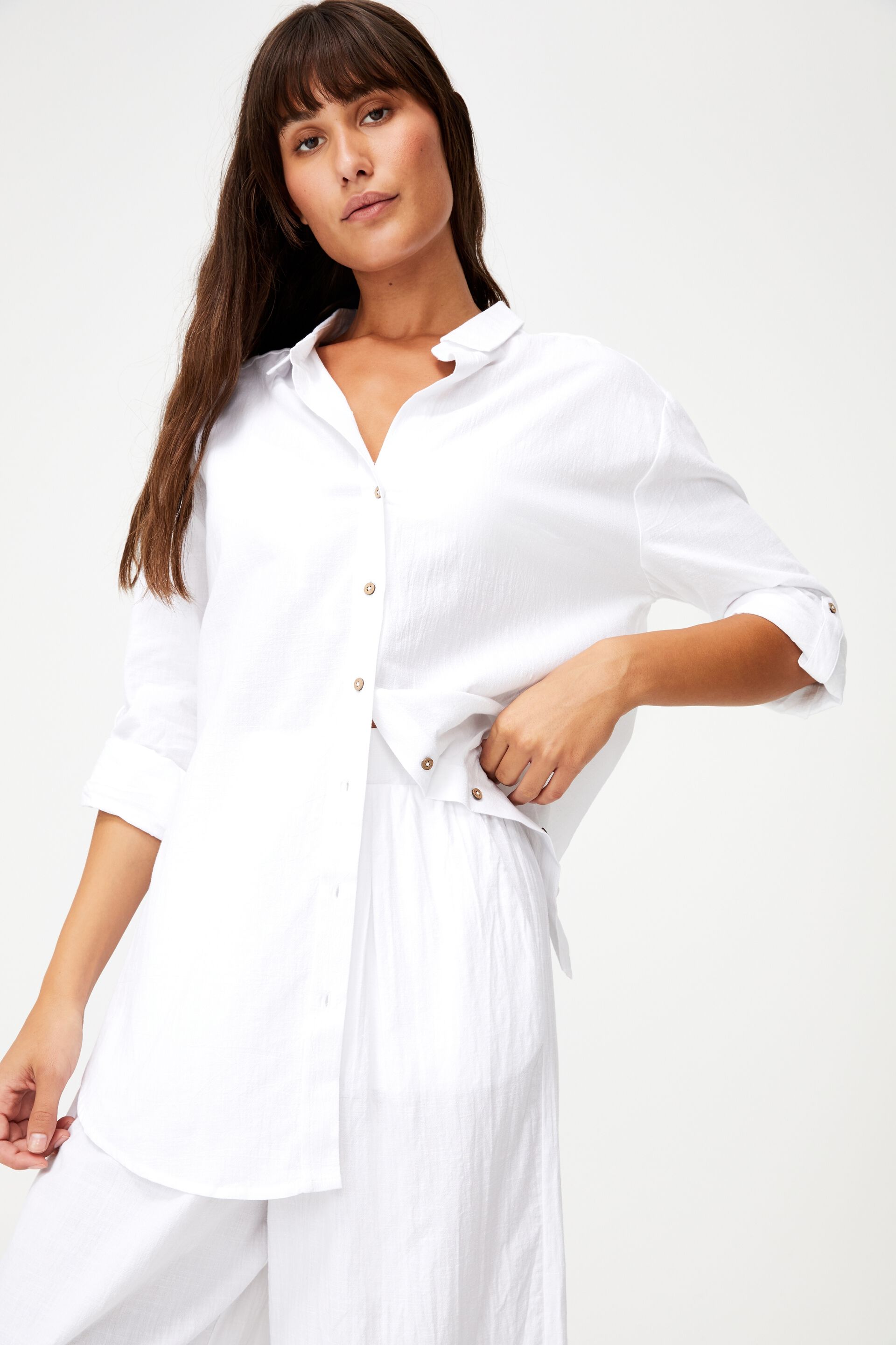 Cotton On + Oversized Beach Shirt