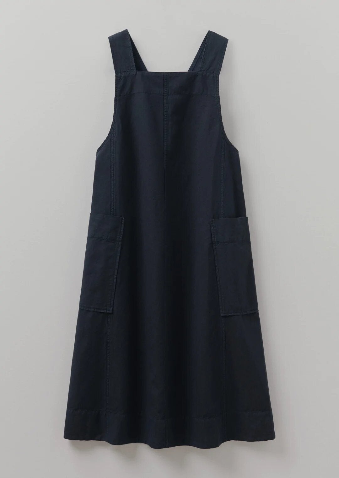 Toast + Cotton Linen Pinafore Dress