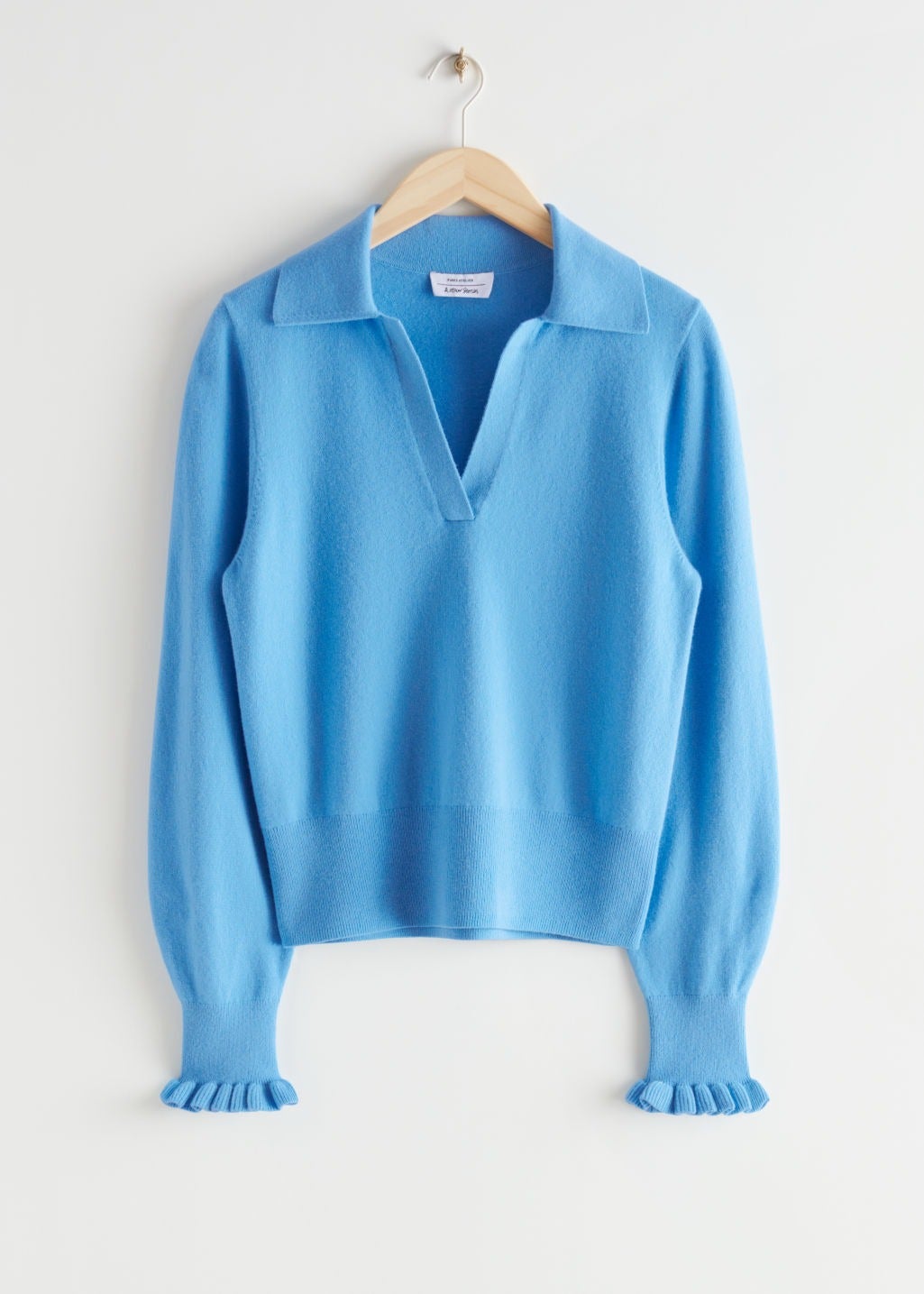 & Other Stories + Collared Wool Knit Sweater