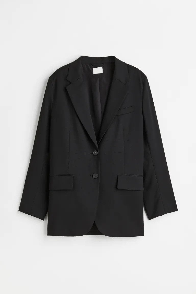 H&M + Oversized SingleBreasted Blazer