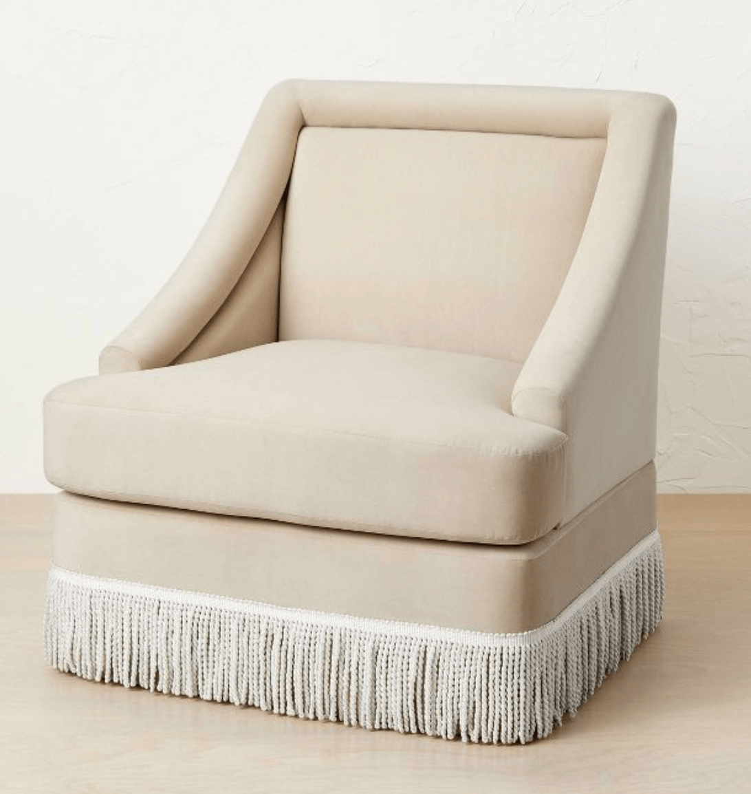 Opalhouse designed with Jungalow + Velvet Accent Chair with Fringe