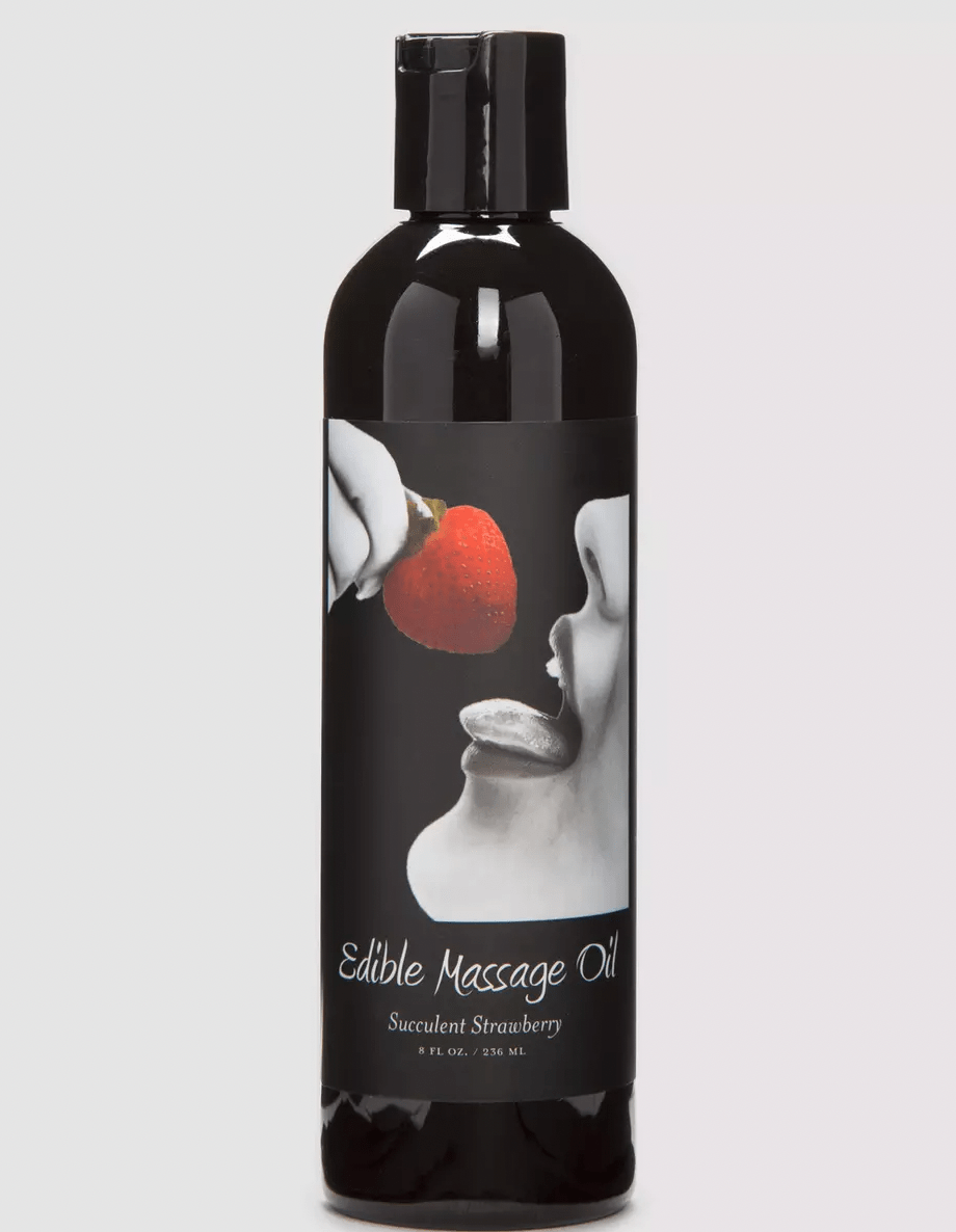 Earthly Body + Strawberry Edible Massage Oil