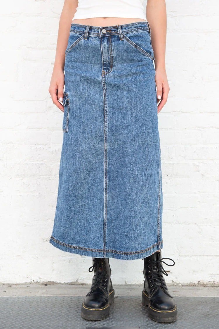 Brandy Melville + Kenzie 90’s Denim Skirt