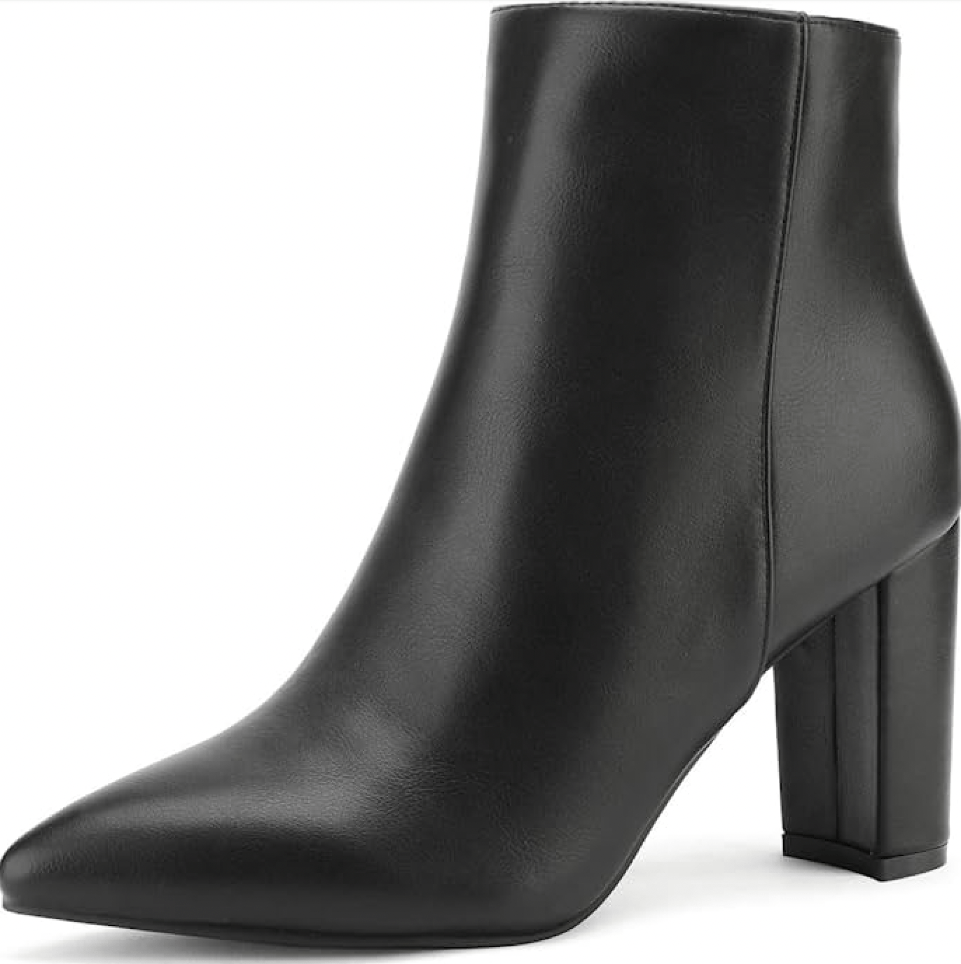 DREAM PAIRS + Chunky High Heel Ankle Booties