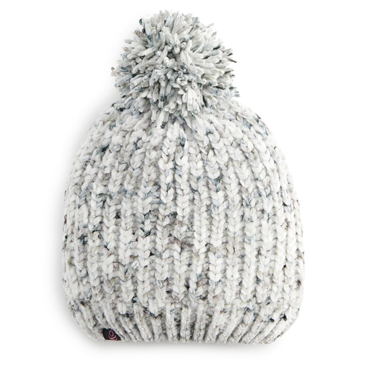 Cuddl Duds + Chenille Knit Beanie with Pom