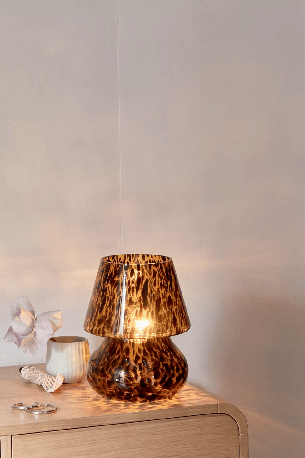 Urban Outfitters + Ansel Glass Table Lamp