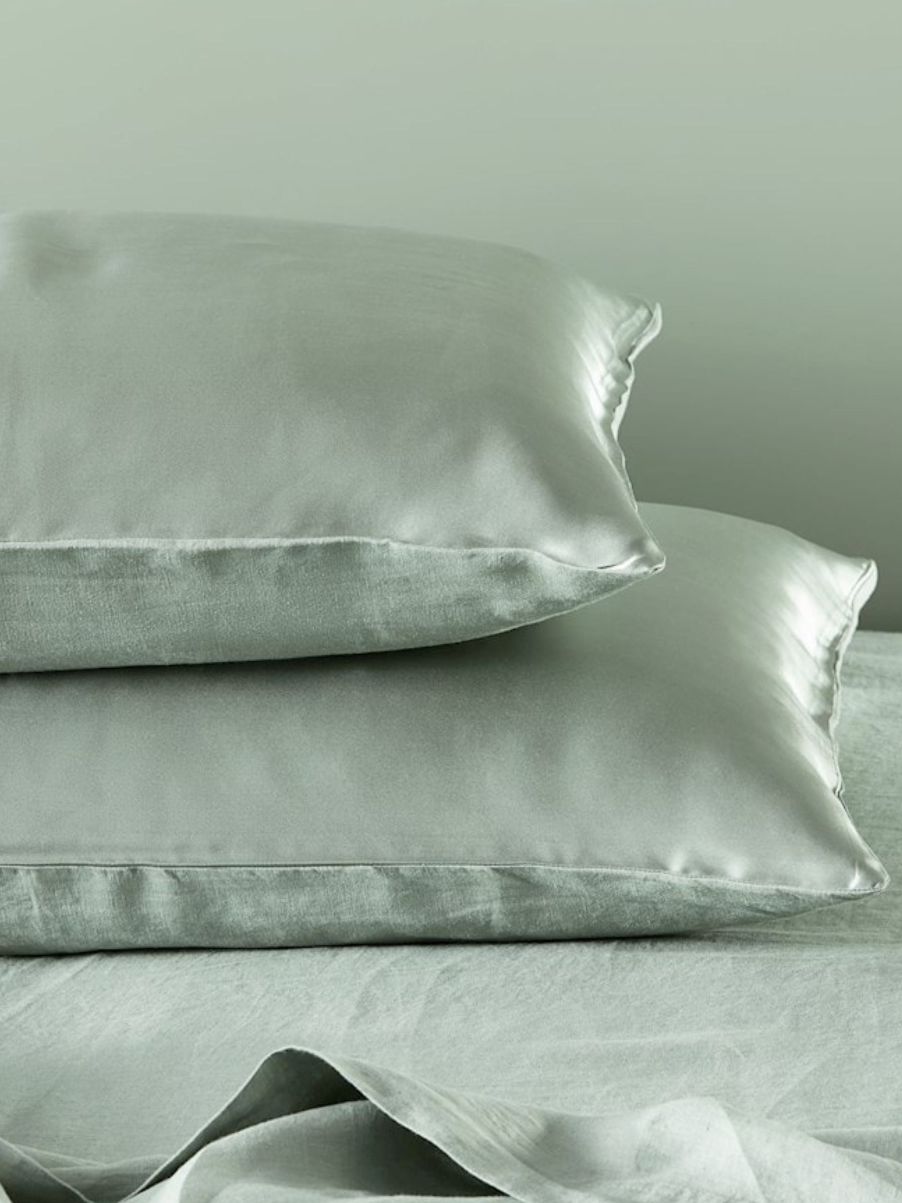 Home Republic + Home Republic Vintage Washed Linen Silk Pillowcase