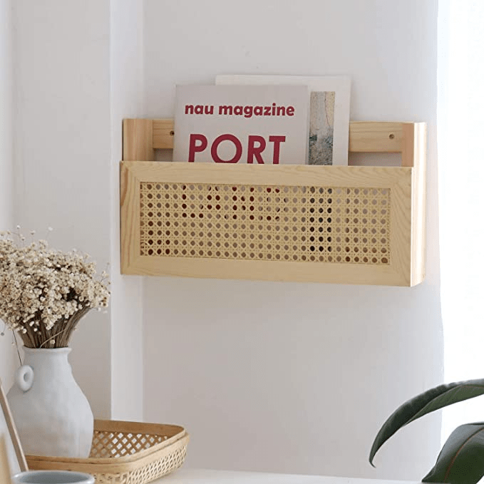 Friade + Wood Magazine Wall Rack