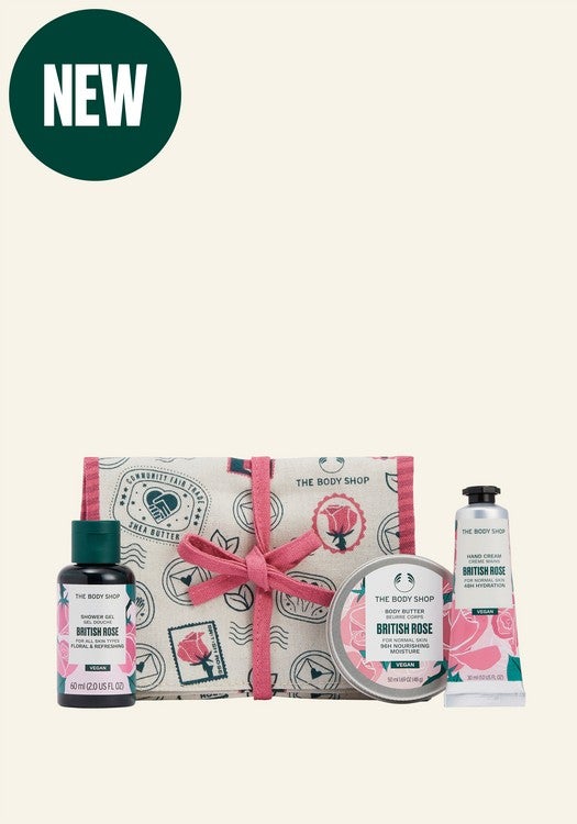The Body Shop + Bloom & Glow British Rose Mini Gift