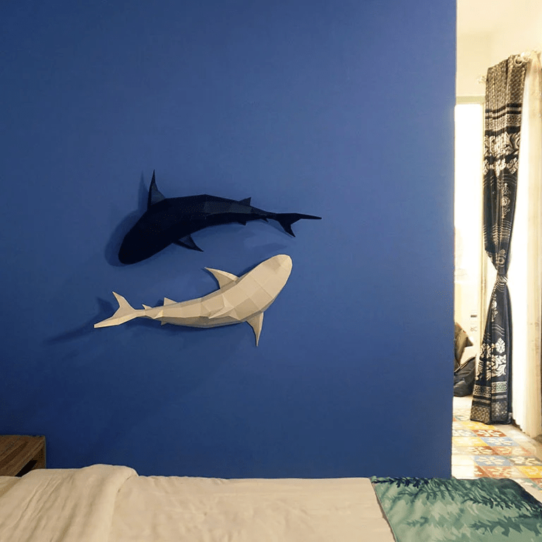 Papercraft World + Tiger Sharks Wall Art & Decor