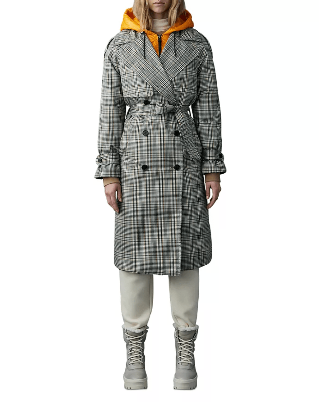 Mackage + Mixed Media Trench Coat