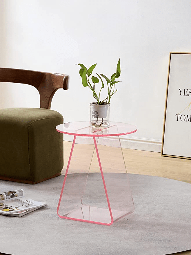 MEETLAKE + Acrylic End Table
