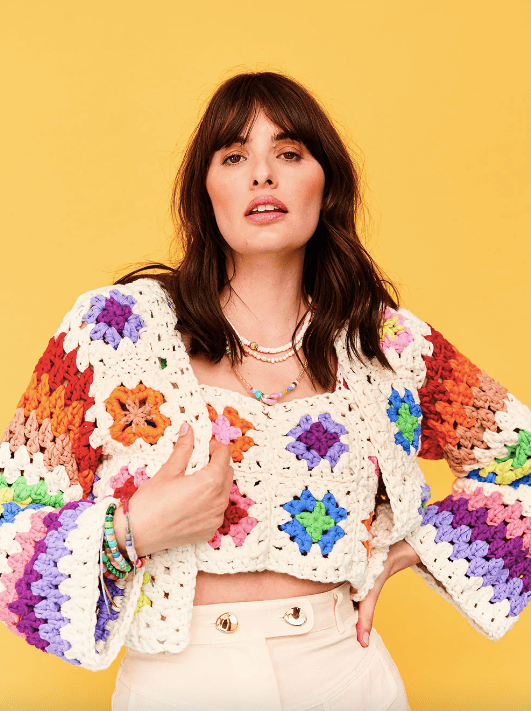 Cardigang + Daisy Crochet Knit