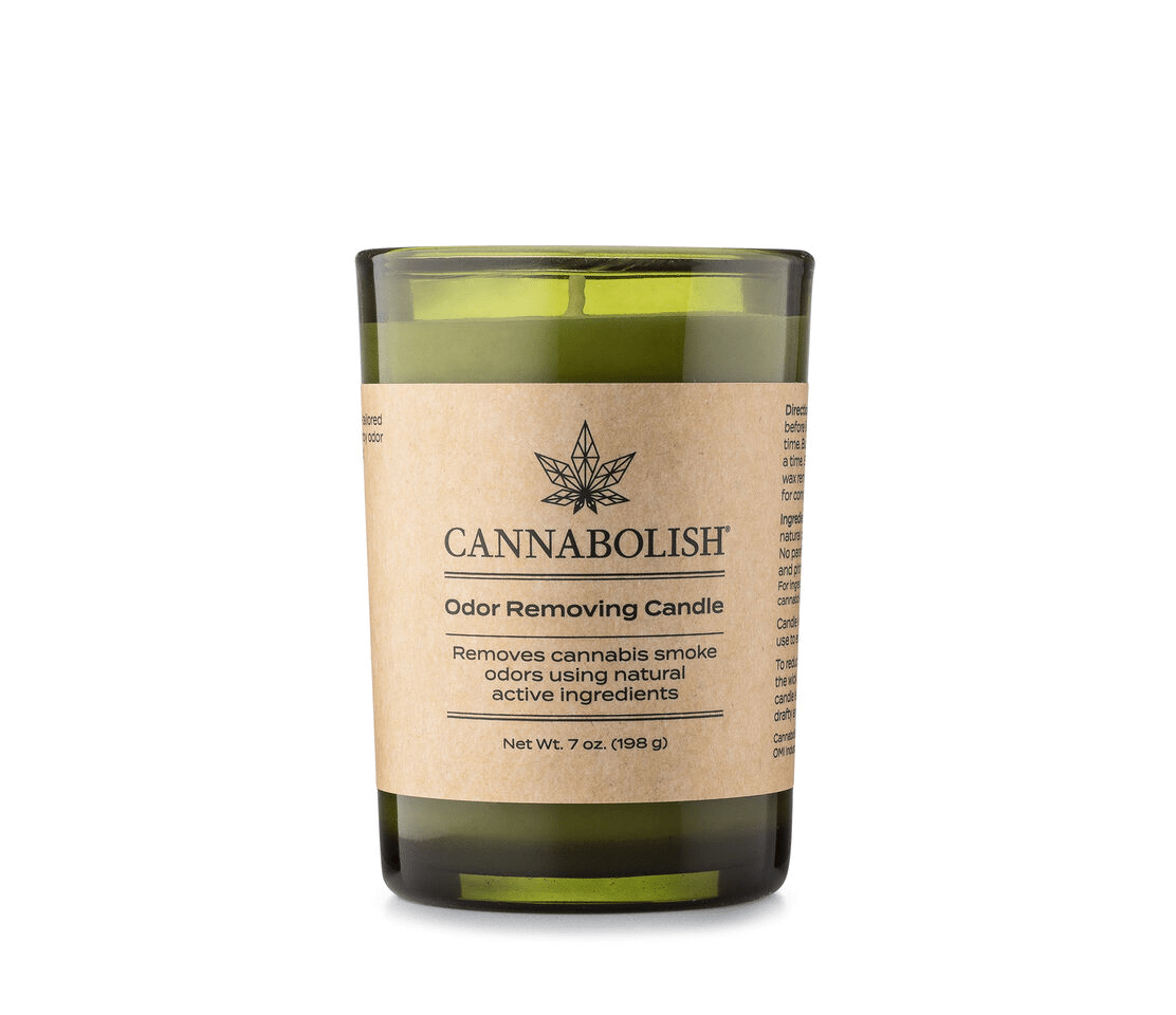 Cannabolish + Cannabis Odor Removing Wintergreen Candle