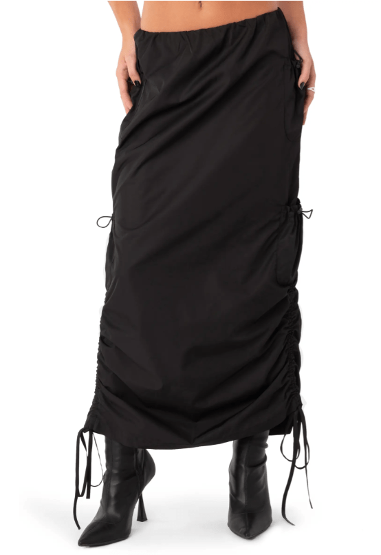 edikted + Nylon Cargo Maxi Skirt