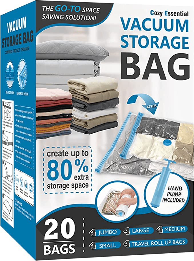 ‎Cozy Essential + 20 Pack Vacuum Storage Bags