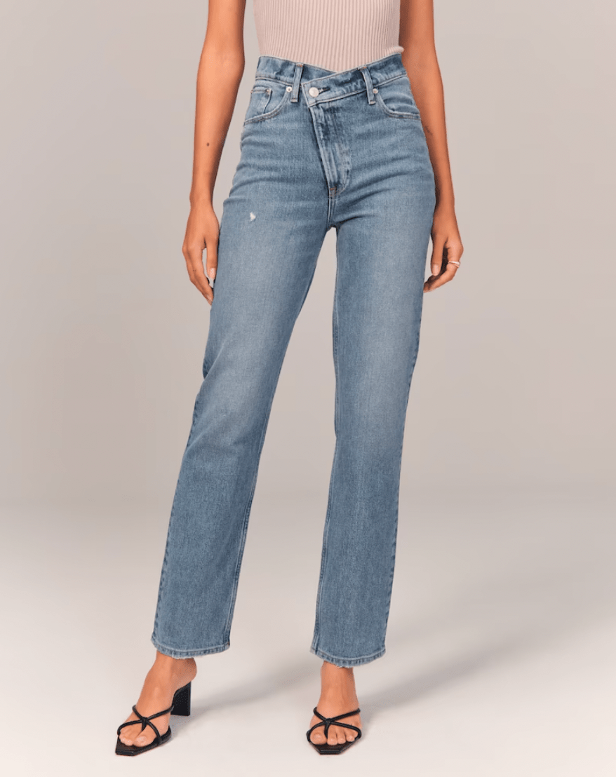 Abercrombie & Fitch + Ultra High Rise 90s Straight Jean