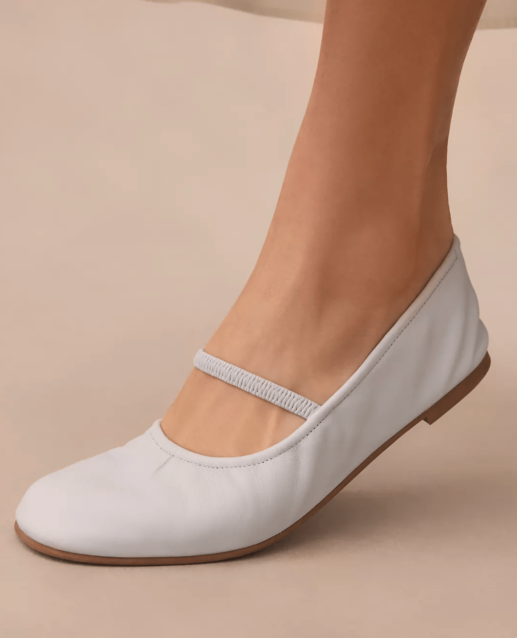 Reformation + Buffy Ruched Ballet Flats