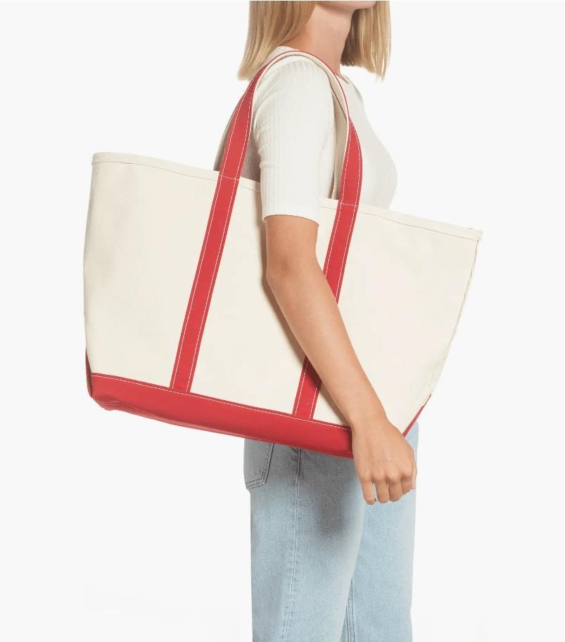 L.L. Bean + Zip Top Boat & Tote Bag