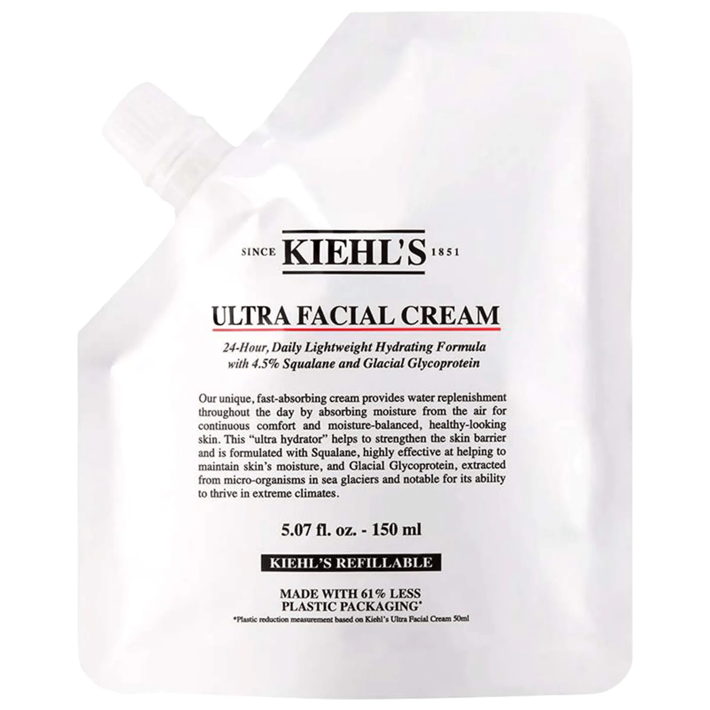 Kiehl’s + Ultra Facial Refillable Moisturizing Cream with Squalane