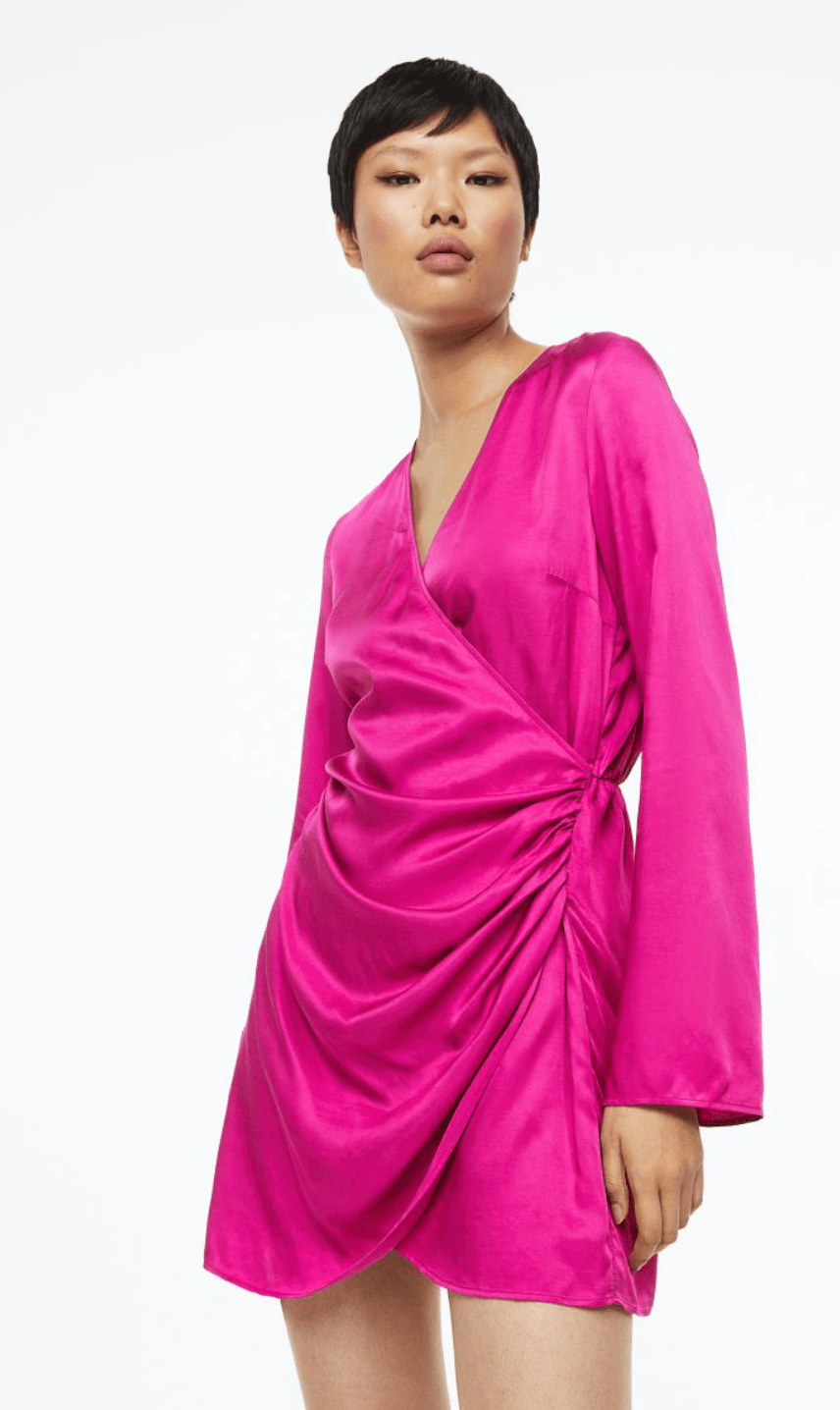 H&M + Gathered Bodycon Dress