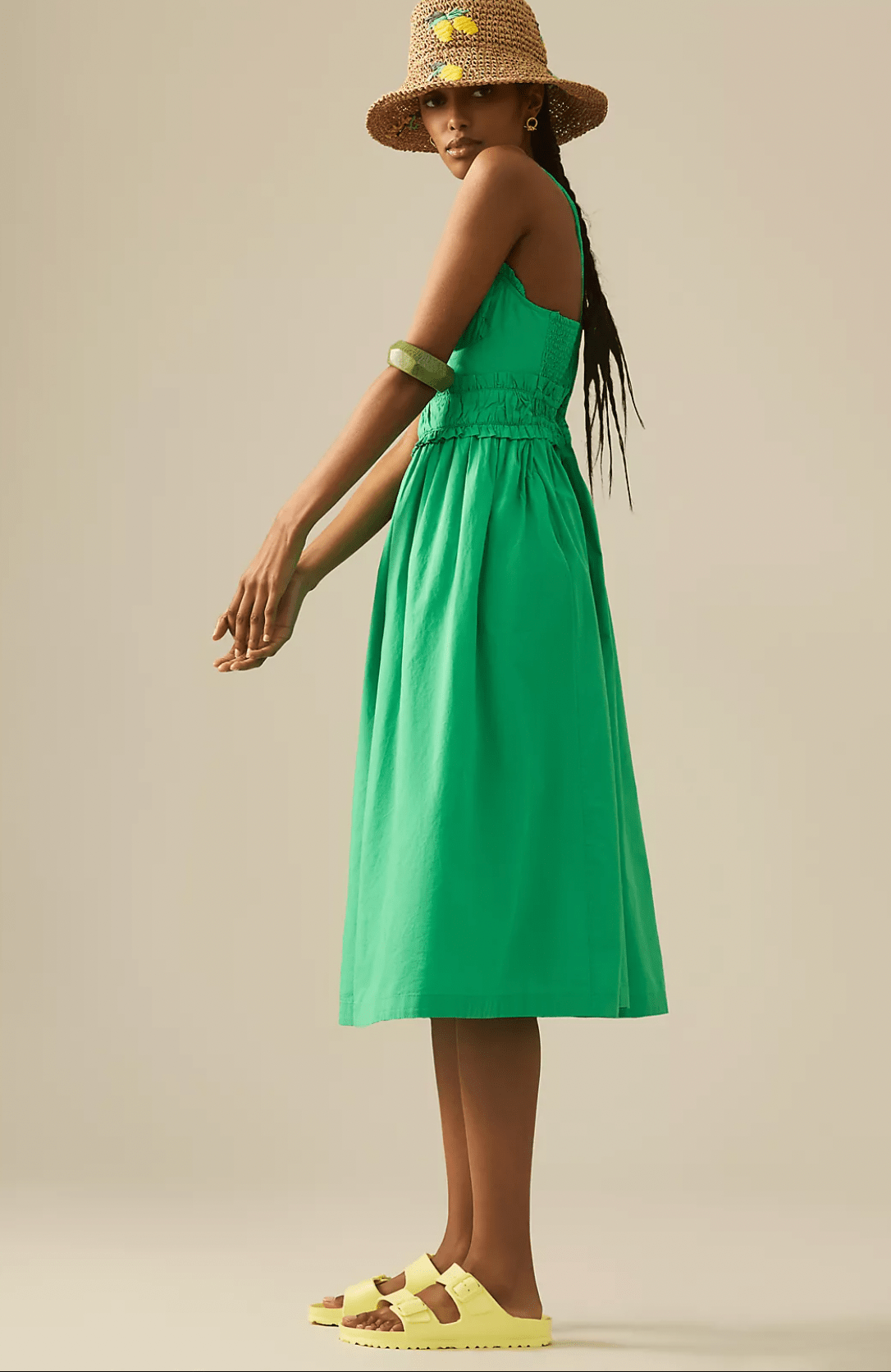 By Anthropologie + Corset Midi Dress