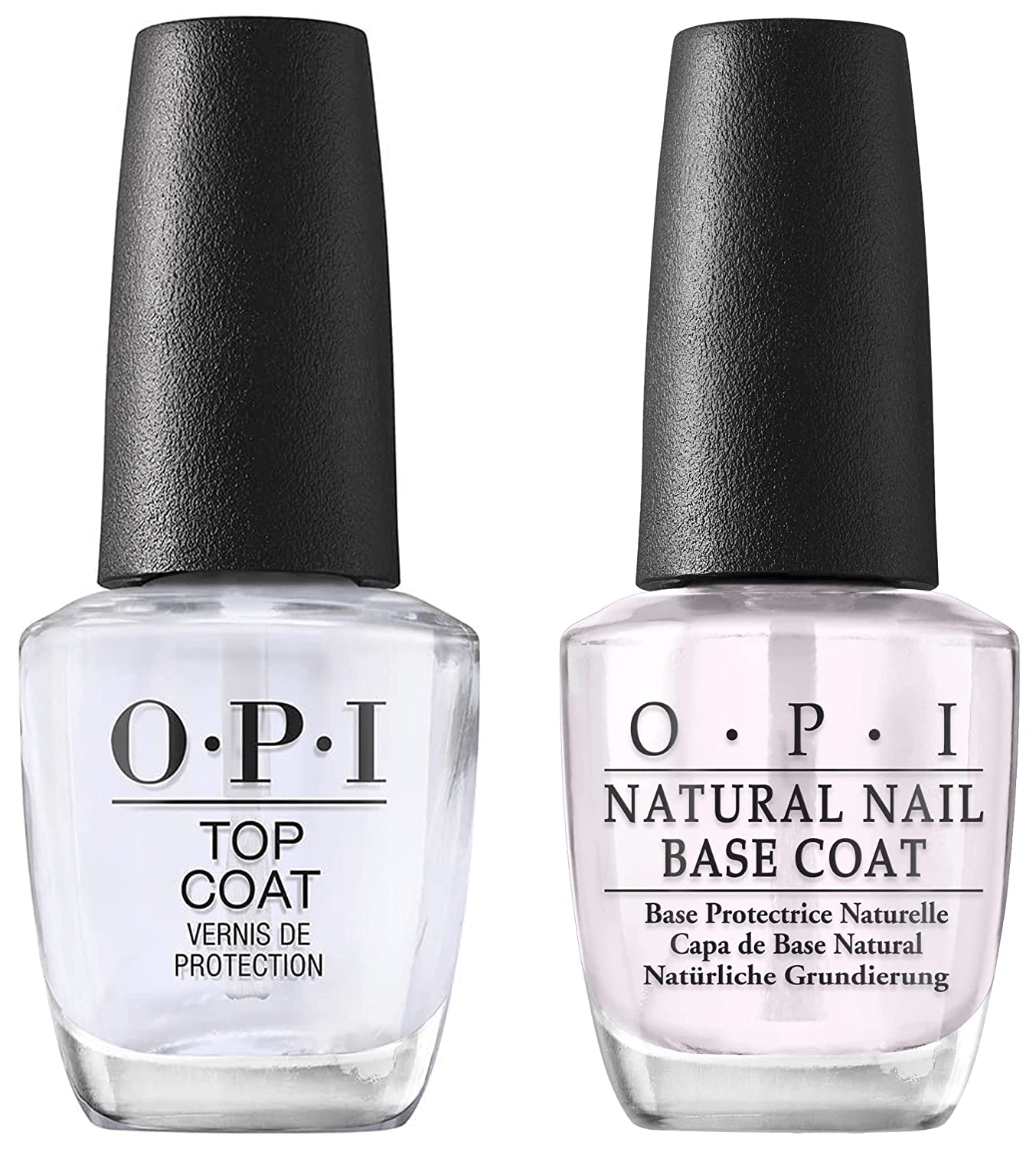 OPI + Top Coat And Natural Base Coat