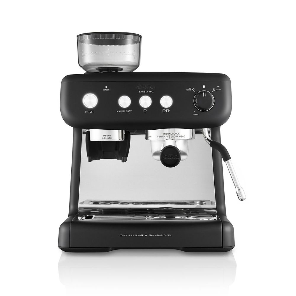 Sunbeam + Barista Max Espresso Machine Black Classics