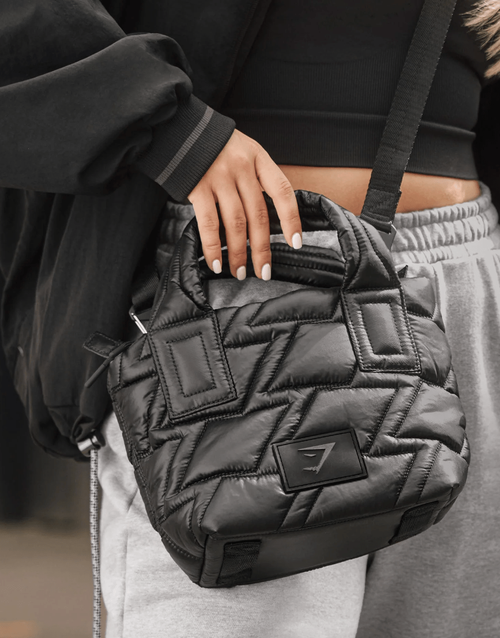 Gymshark + Quilted Mini Tote Bag