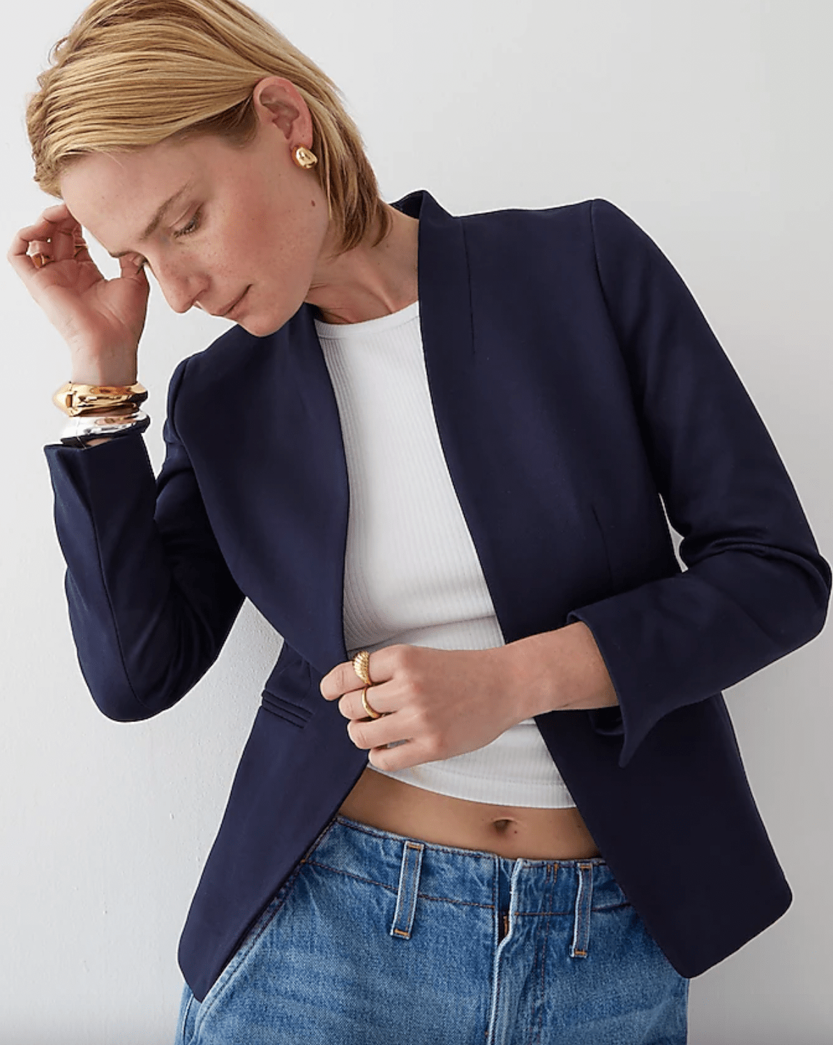 J.Crew + GoingOut Blazer In Stretch Twill