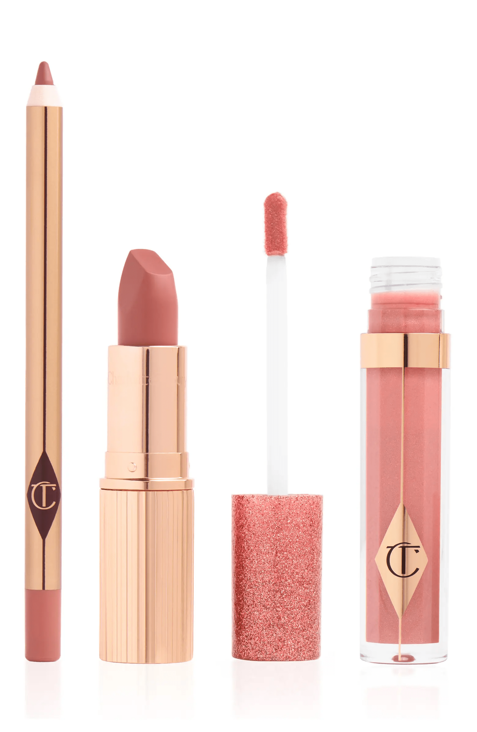 Charlotte Tilbury + Pillow Talk Lip Kit (92 Value)