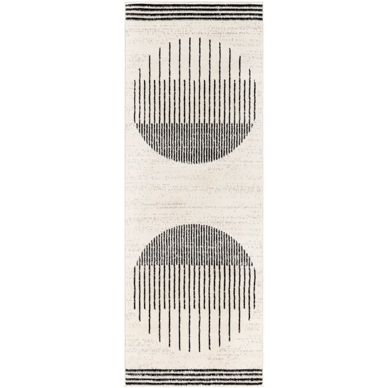 Trent Austin Design + Corum Performance Black/Ivory Rug
