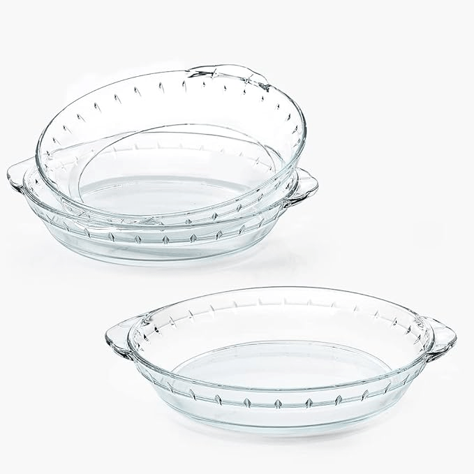 MCIRCO + 3 Pack Glass Pie Plates