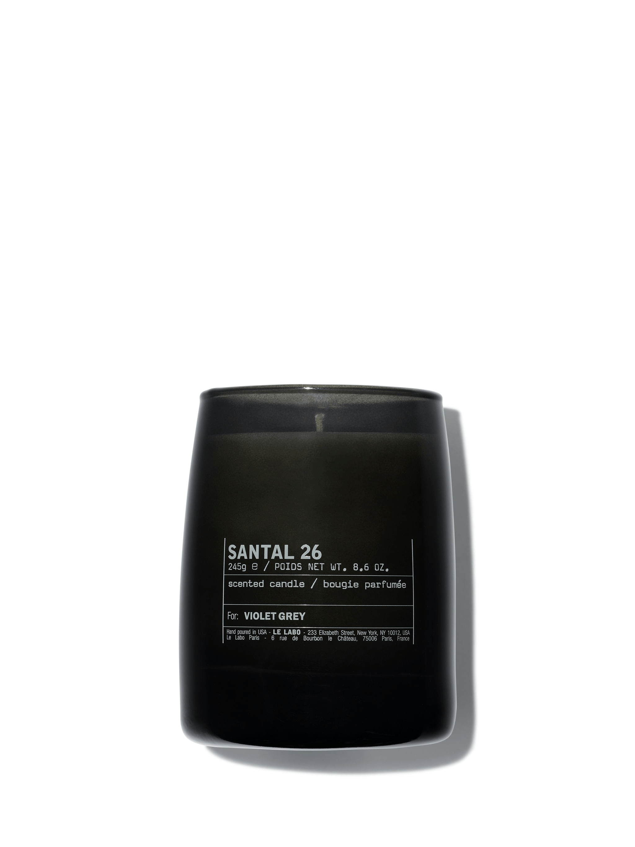 Le Labo + SANTAL 26 CLASSIC CANDLE FOR VIOLET GREY