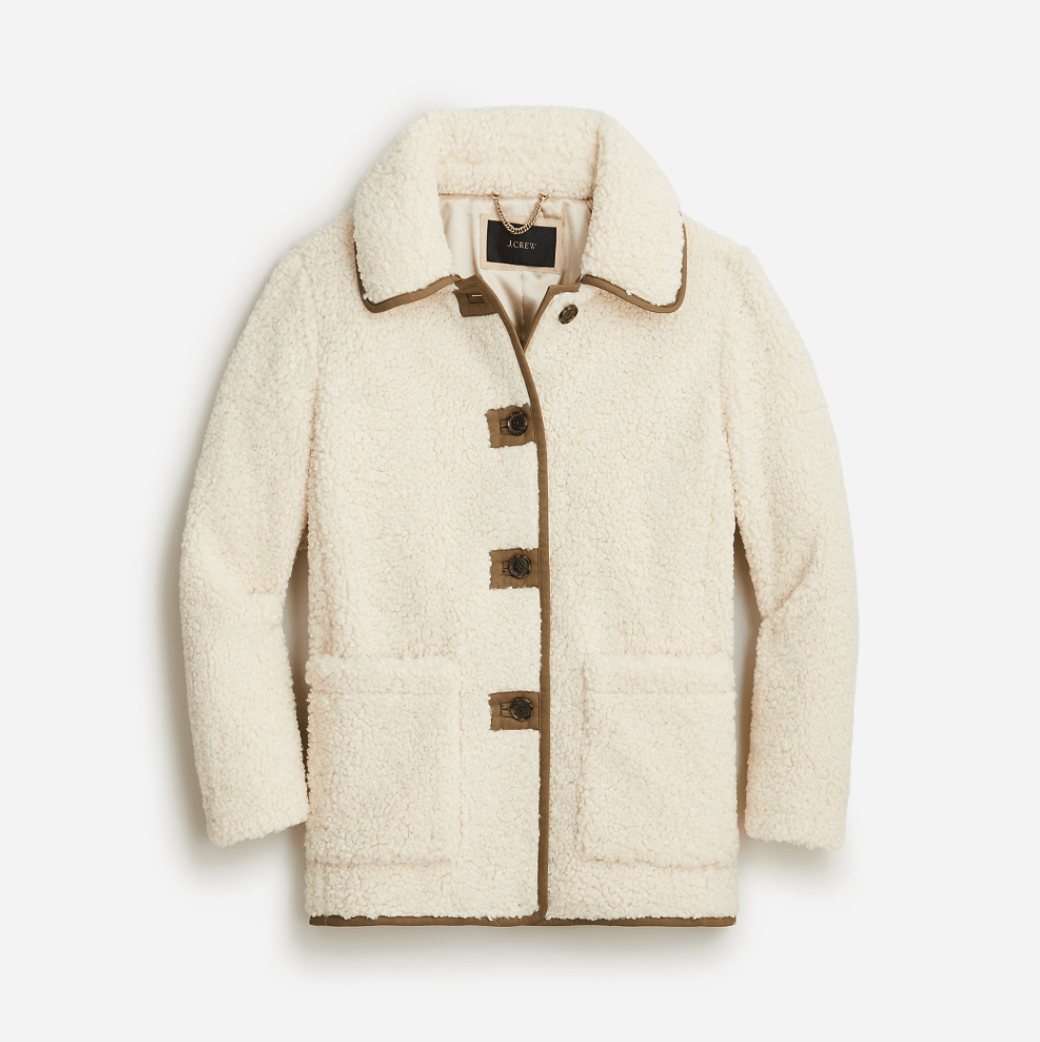 J.Crew + Teddy Sherpa Jacket