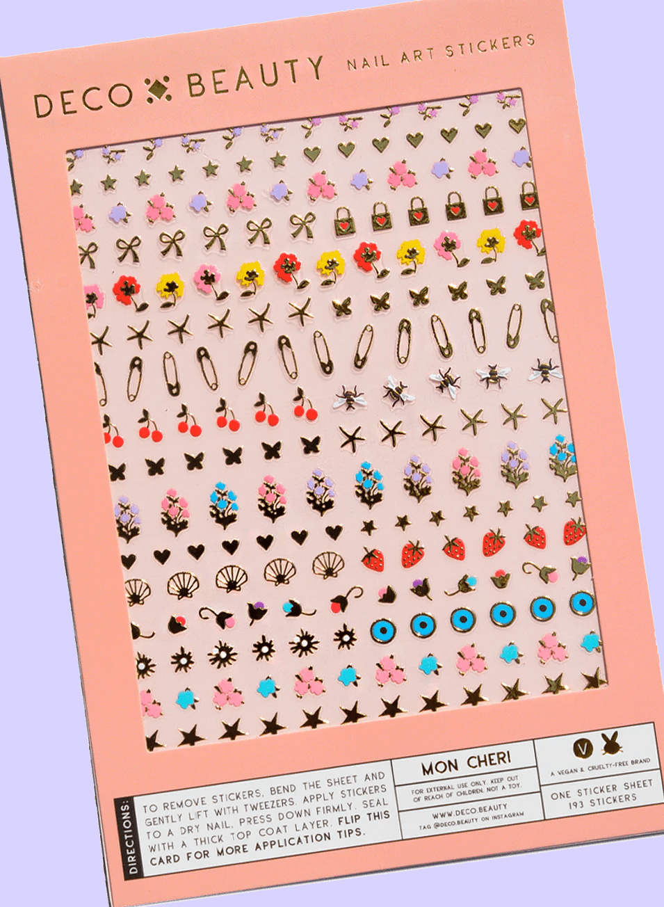 Deco Beauty + Mon Cheri Nail Art Stickers