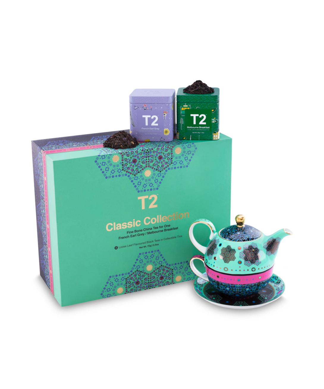 T2 Tea + Classic Collection Tea for one Gift Pack