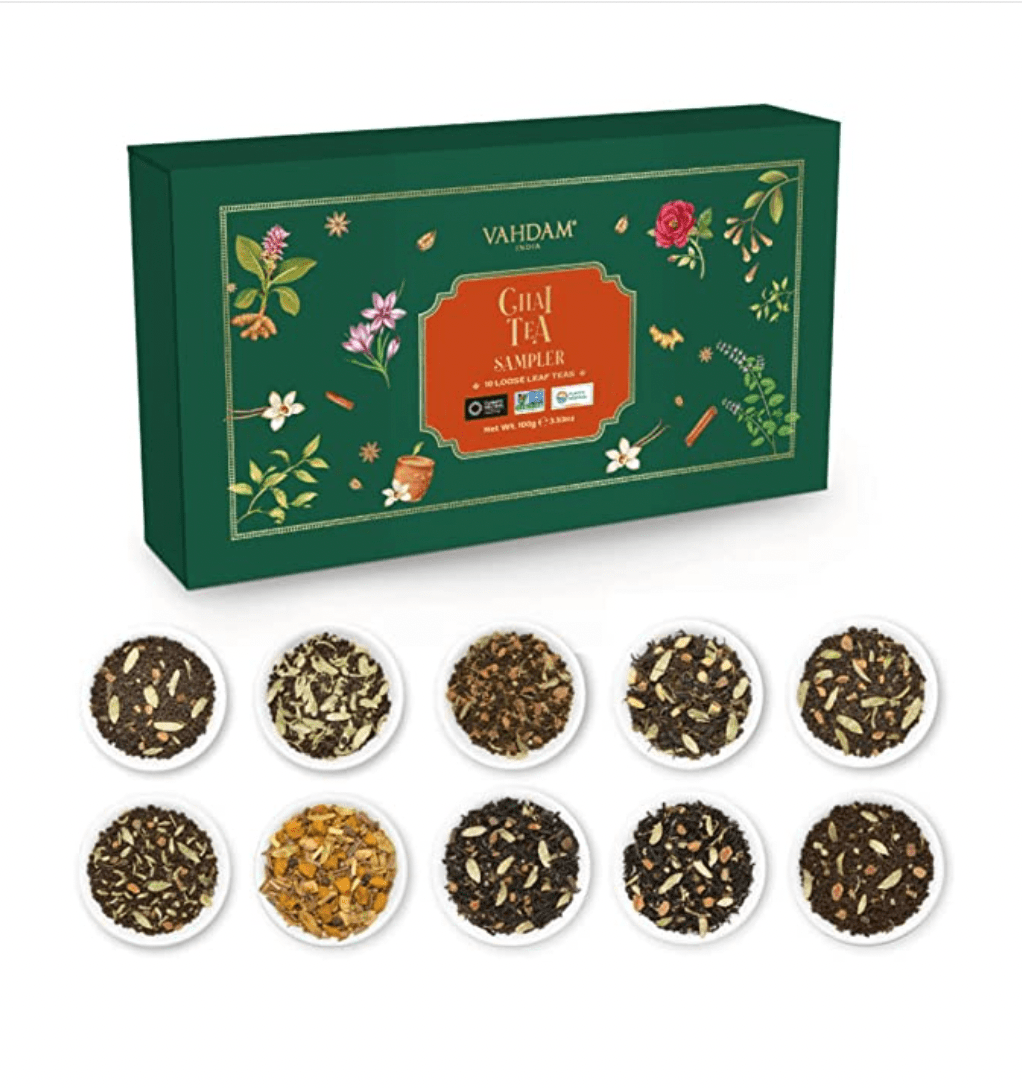 Vahdam Teas + Chai Tea Loose Leaf Sampler