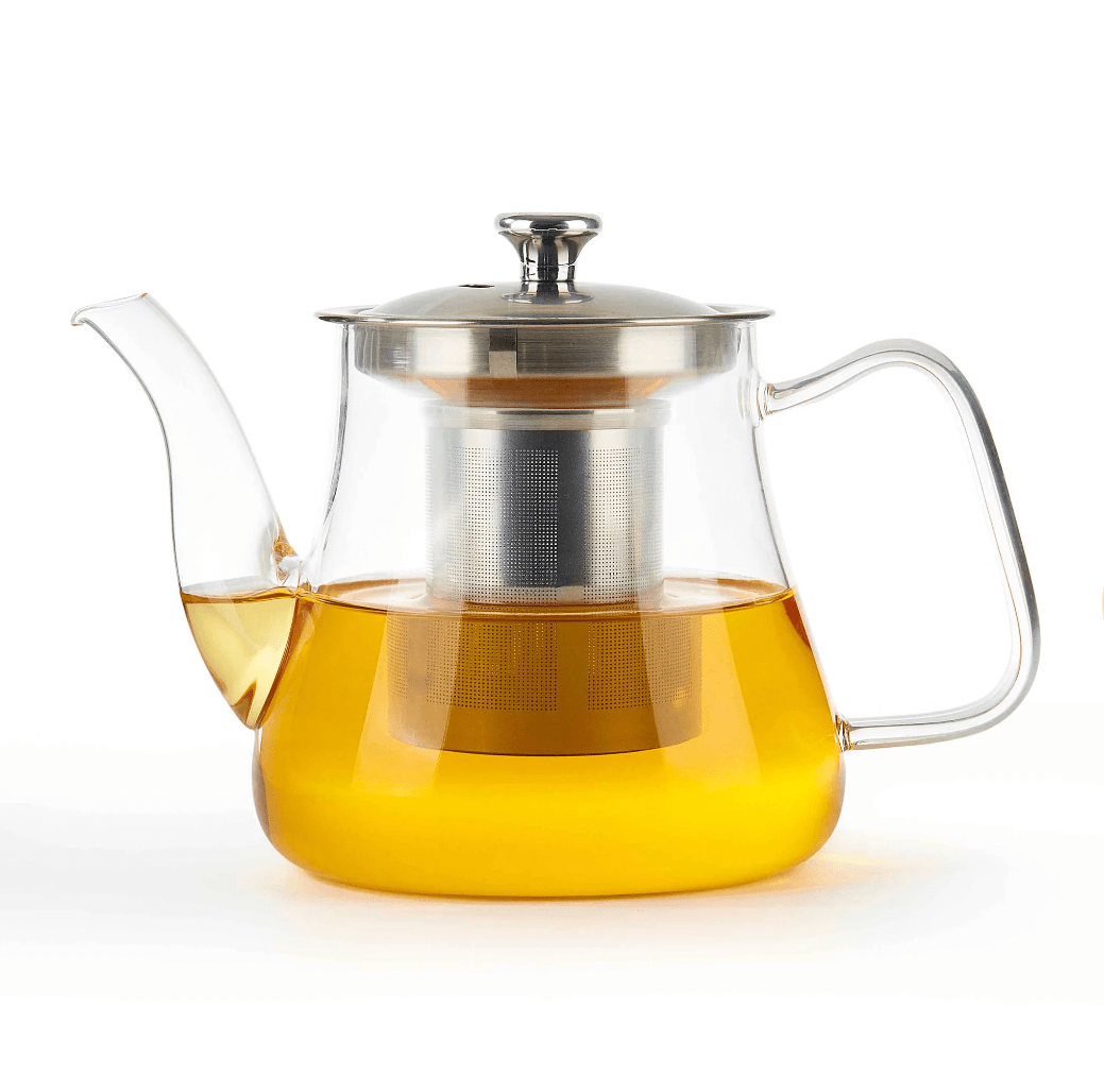 Vahdam Teas + Glass Tea Pot with Infuser