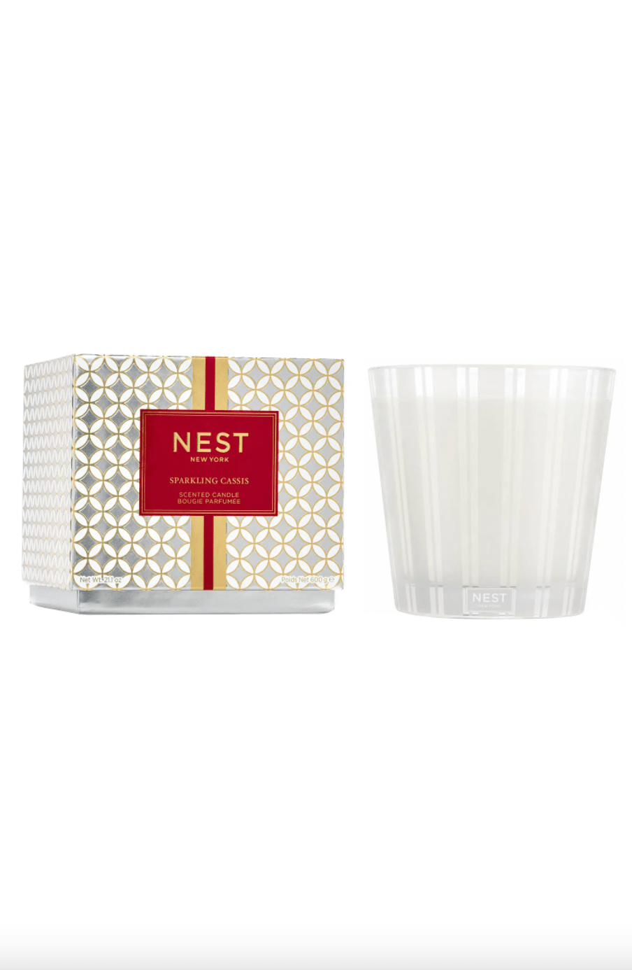 NEST New York + Sparkling Cassis 3Wick Scented Candle